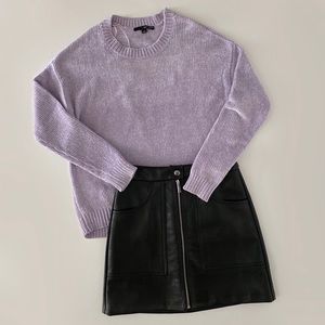 Lilac Chenille Sweater